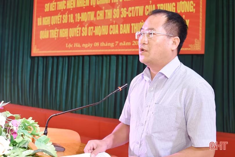 Đảng bộ Lộc Hà tiếp tục tập trung thực hiện tốt công tác xây dựng Đảng