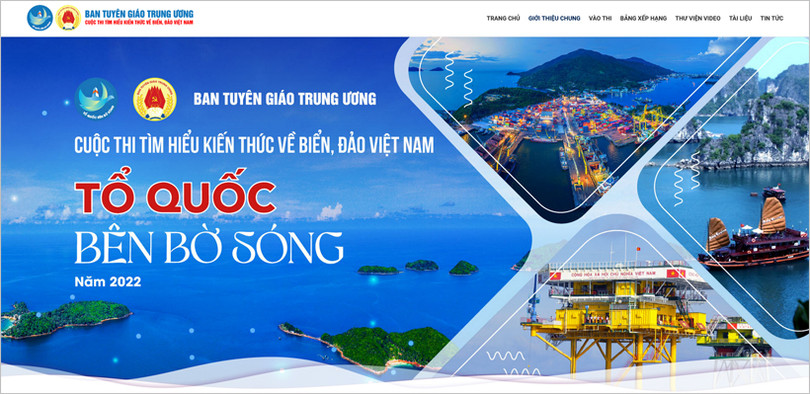 Hưởng ứng Cuộc thi tìm hiểu kiến thức về biển, đảo Việt Nam “Tổ quốc bên bờ sóng”