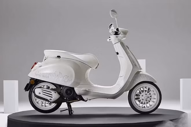 Vespa Sprint phiên bản Justin Bieber được đăng ký tại Việt Nam