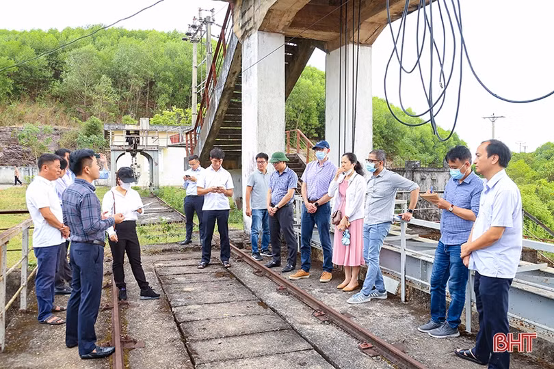 Đoàn công tác ADB khảo sát các hạng mục dự án tại TP Hà Tĩnh
