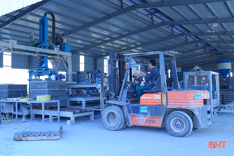 Hà Tĩnh mở rộng thị trường vật liệu xây dựng không nung