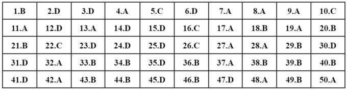 Đề và gợi ý đáp án môn Toán - Kỳ thi tốt nghiệp THPT 2022