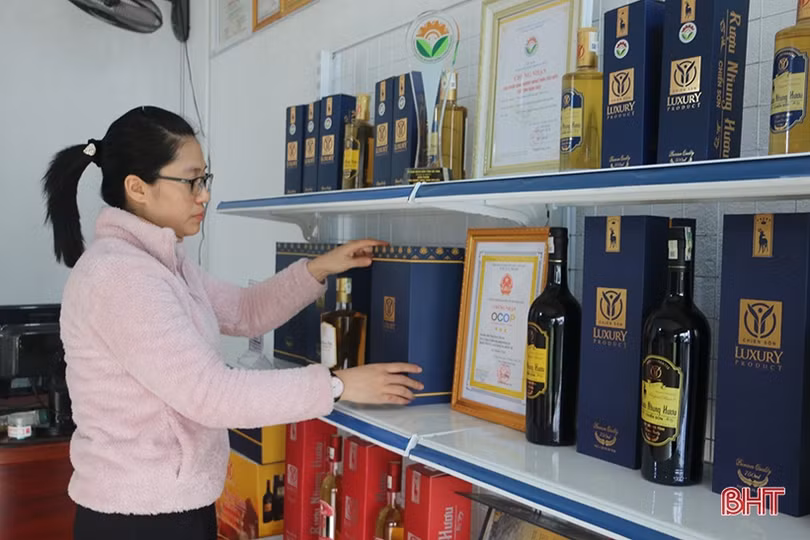 Cơ sở OCOP Hương Sơn tăng tốc sản xuất phục vụ thị trường tết 