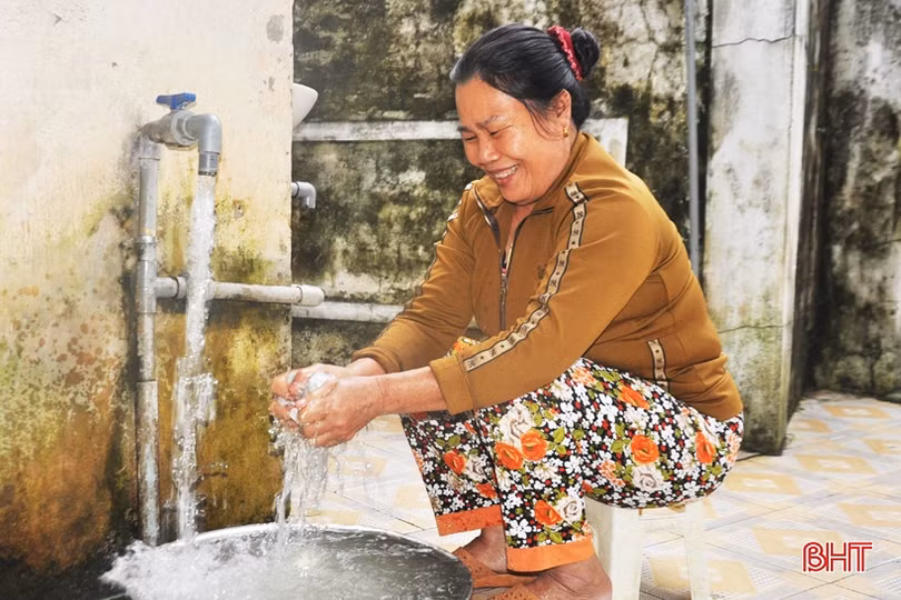 Hiệu quả từ công trình cấp nước sạch nông thôn tập trung ở Hà Tĩnh