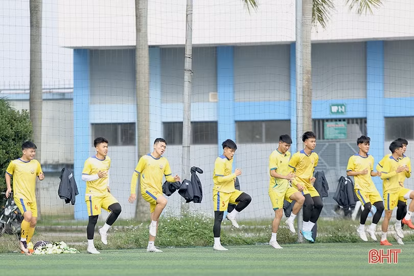 U19 Hồng Lĩnh Hà Tĩnh tích cực “rèn quân” cho vòng loại quốc gia
