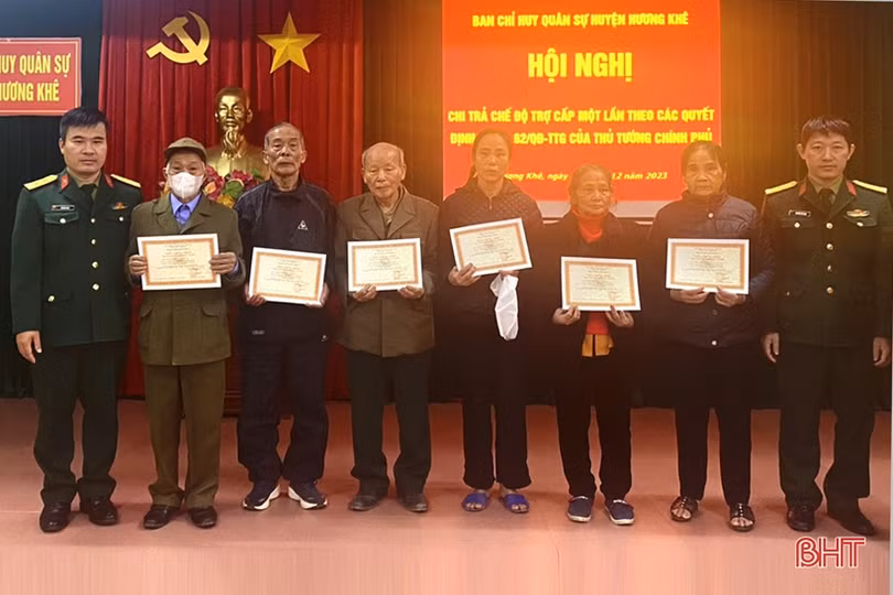 Hà Tĩnh chi trả trợ cấp 1 lần cho hơn 95.000 dân công hỏa tuyến