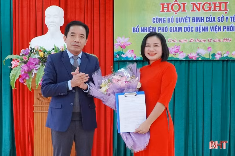 Bệnh viện Phổi Hà Tĩnh có tân Phó Giám đốc