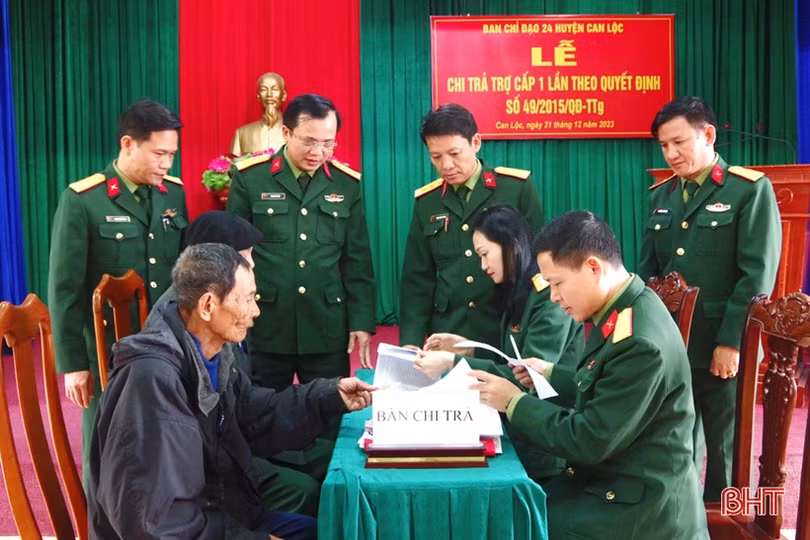 Hà Tĩnh chi trả trợ cấp 1 lần cho hơn 95.000 dân công hỏa tuyến