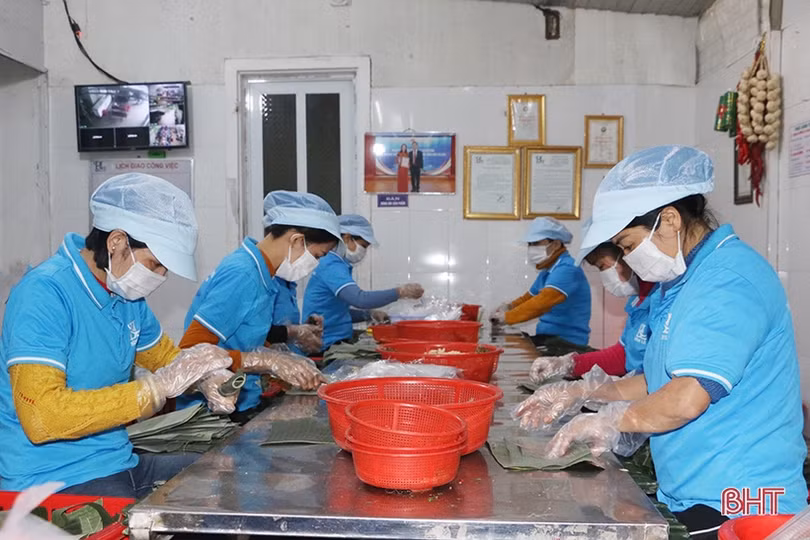 Cơ sở OCOP Hương Sơn tăng tốc sản xuất phục vụ thị trường tết 