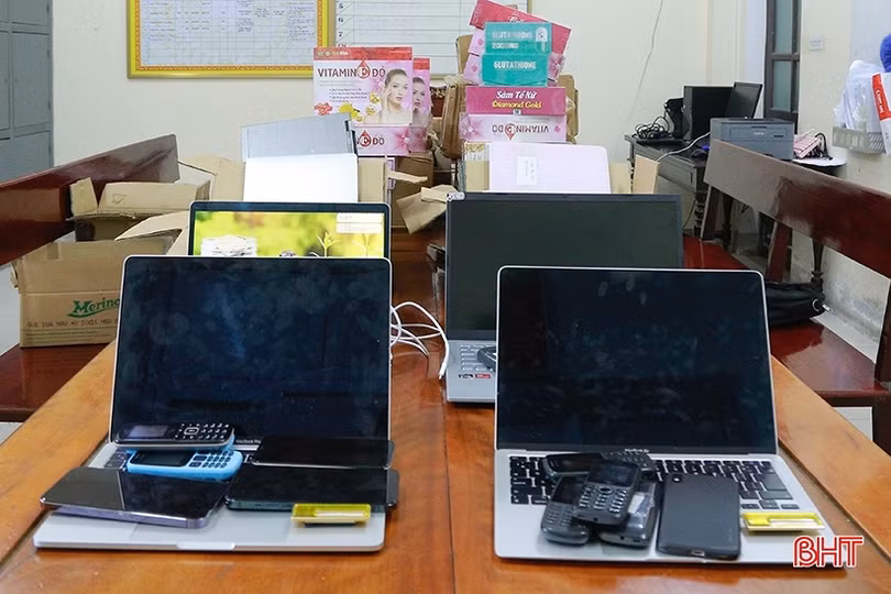 Công an Hà Tĩnh triệt phá nhiều vụ lừa đảo qua mạng