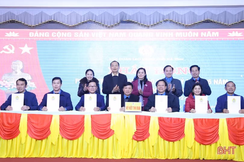 Công đoàn Hà Tĩnh ghi dấu ấn đậm nét