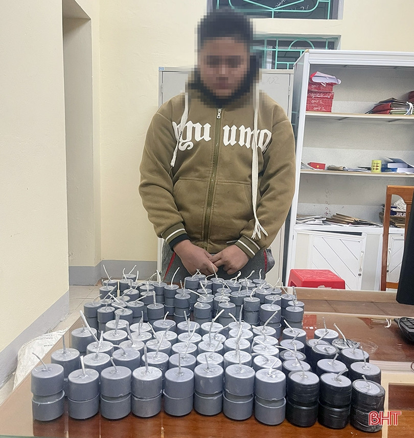 Bắt trường hợp tự chế 103 quả pháo nổ “khủng”