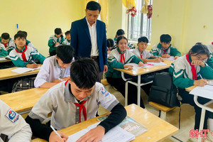 1.289 thí sinh đạt giải Kỳ thi chọn học sinh giỏi tỉnh Hà Tĩnh lớp 9