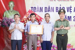 Chủ nhiệm UBKT Tỉnh ủy dự “Ngày hội toàn dân bảo vệ an ninh Tổ quốc” ở Can Lộc