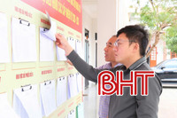 Danh sách 94 người ứng cử đại biểu HĐND tỉnh Hà Tĩnh khóa XIX 