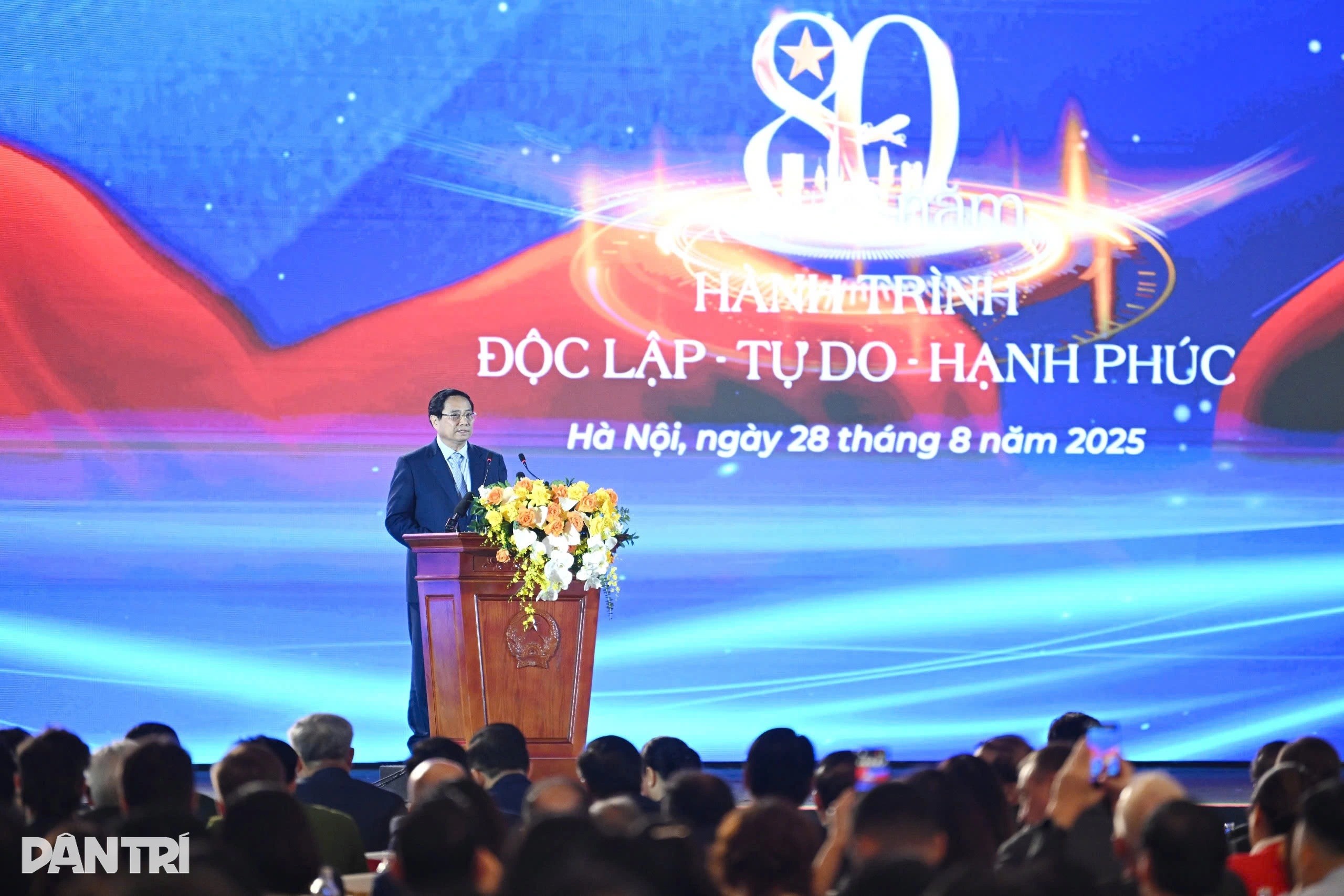 Thủ tướng Chính phủ Phạm Minh Chính phát biểu tại buổi lễ (Ảnh: Mạnh Quân/Dantri). a1-867.jpg