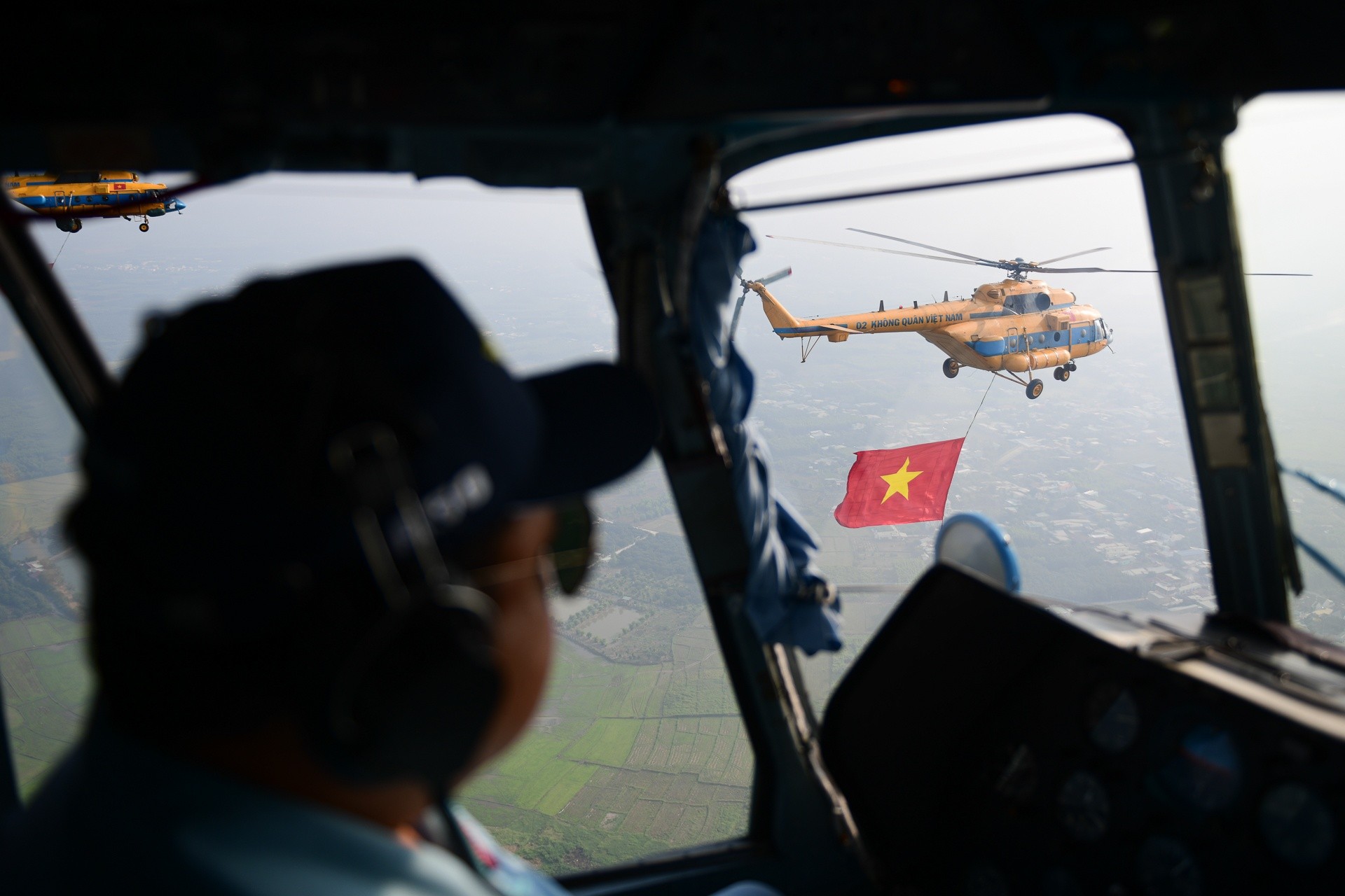 Vùng trời bay luyện tập kéo cờ sáng 9/4 gồm khu vực Biên Hòa (Đồng Nai), TP Thủ Đức (TP.HCM), Bình Dương.