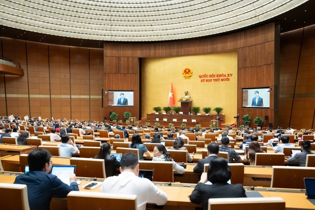 Các đại biểu dự kỳ họp thứ 10 Quốc hội khóa XV (Ảnh: Hồng Phong). a3.jpg