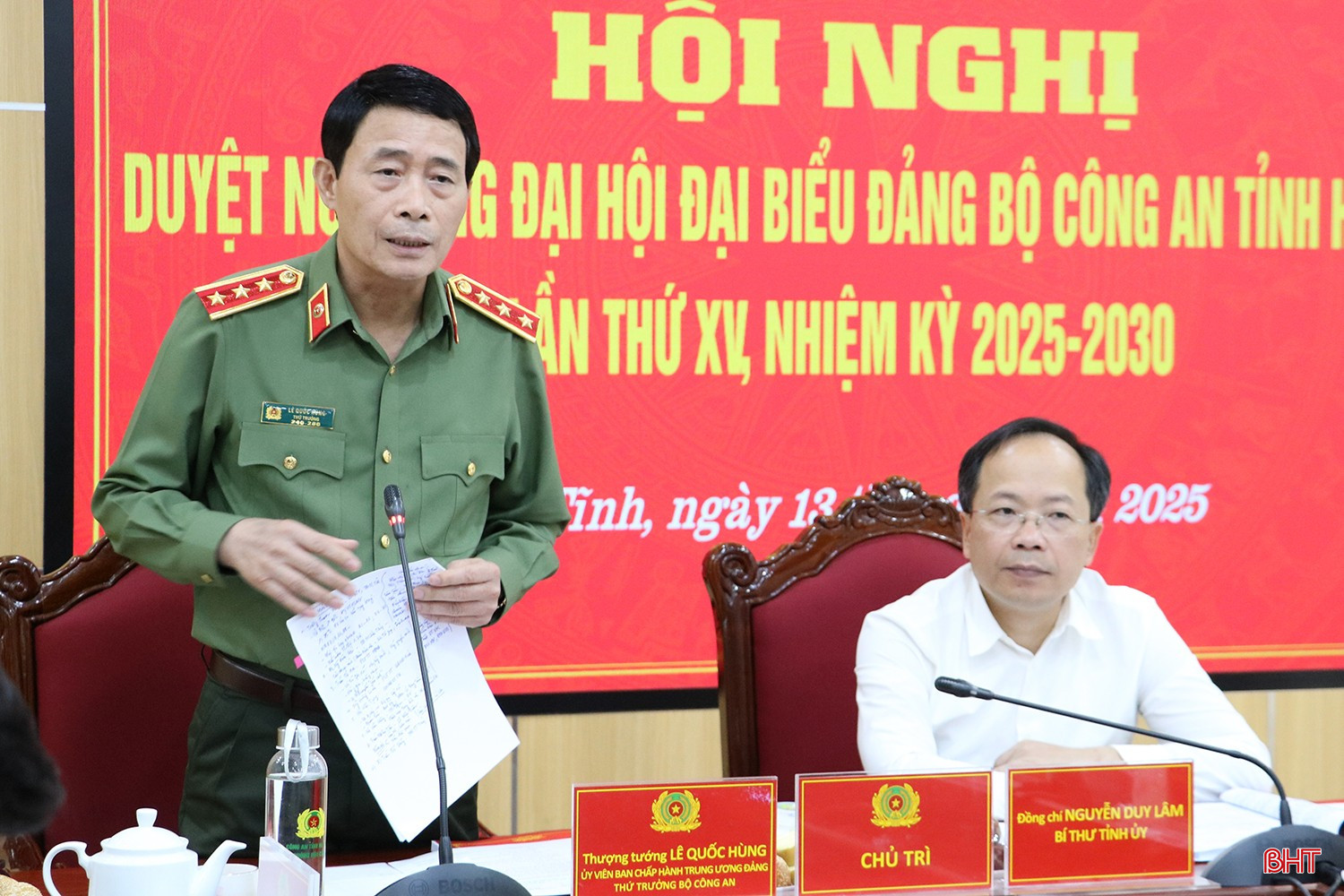 Thượng tướng Lê Quốc Hùng - Thứ trưởng Bộ Công an phát biểu hội nghị bqbht_br_img-9963.jpg