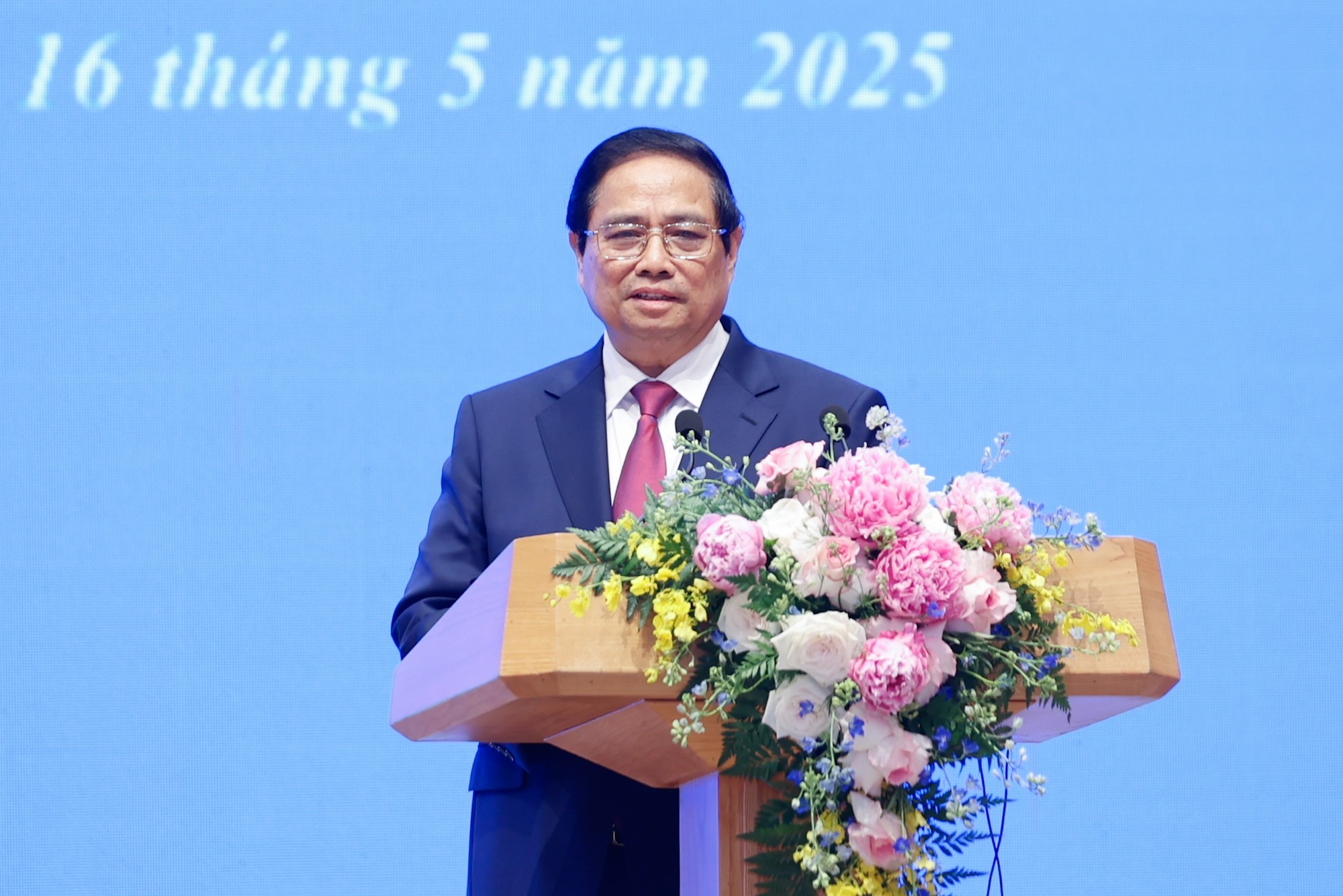 Thủ tướng cho biết, hai nước nâng cấp quan hệ lên Đối tác chiến lược toàn diện trong chuyến thăm của Thủ tướng Paetongtarn Shinawatra - Ảnh: VGP/Nhật Bắc img3318-1747375394579444882314.jpg