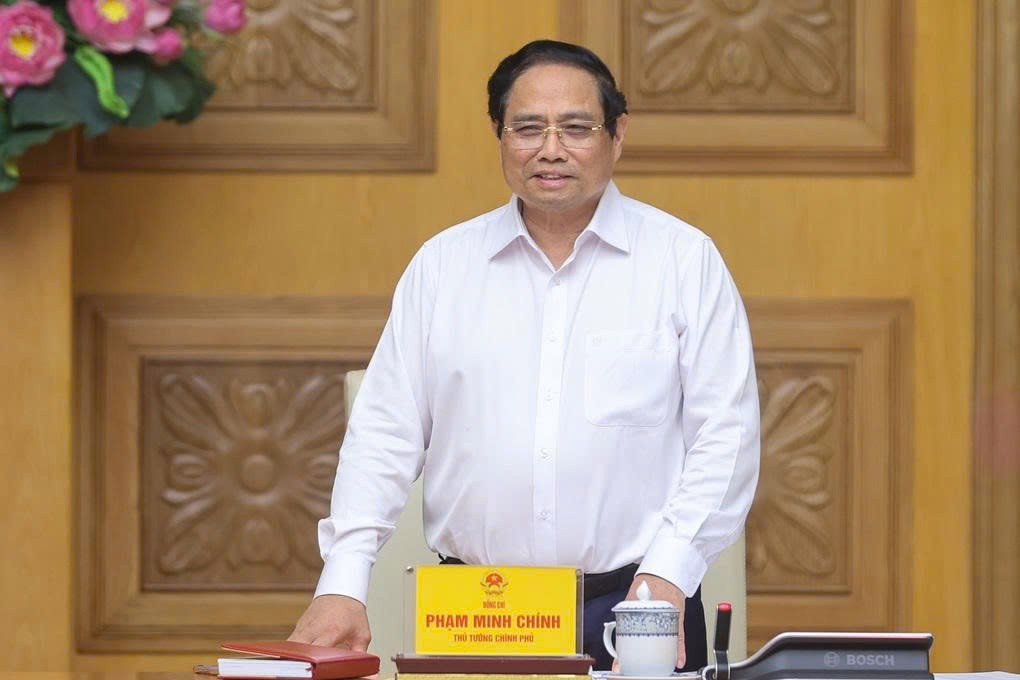Thủ tướng Phạm Minh Chính phát biểu tại cuộc họp (Ảnh: Đoàn Bắc). a3.jpg