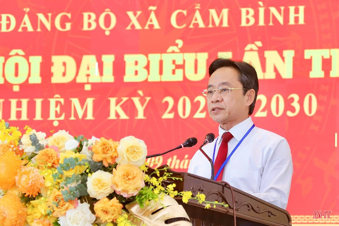 Phó Bí thư Thường trực Tỉnh ủy Trần Thế Dũng phát biểu chỉ đạo đại hội. bqbht_br_image.jpg
