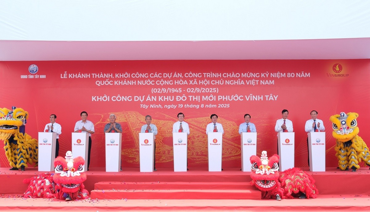 Lễ khởi công Khu đô thị mới Phước Vĩnh Tây (Tây Ninh) chính thức được khởi công. anh10.jpg