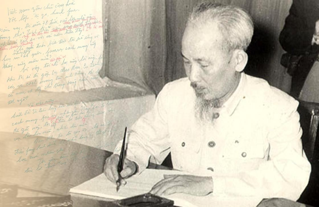 Chủ tịch Hồ Chí Minh đã để lại cho chúng ta những di sản tư tưởng cao quý, nổi bật trong đó là phong cách lãnh đạo của Người. Ảnh: Bảo tàng Hồ Chí Minh. baihocqua50nama116820500-1552019-1.jpg