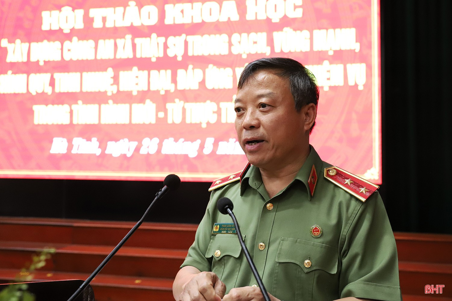 Trung tướng, PGS.TS Phan Xuân Tuy - Giám đốc Học viện Chính trị CAND kết luận hội thảo bqbht_br_img-3371.jpg