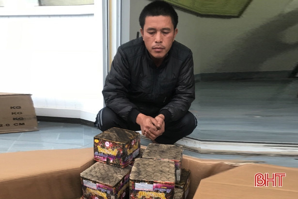 Công an thị xã Kỳ Anh liên tiếp bắt giữ 2 vụ tàng trữ pháo