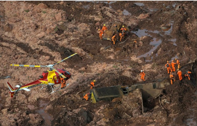 Ám ảnh hiện trường vỡ đập hồ chứa nước thải Brazil làm 200 người mất tích