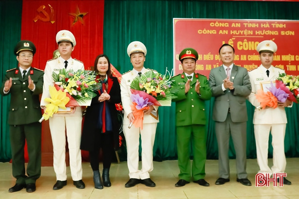 Điều động công an chính quy về công tác tại xã Sơn Bình