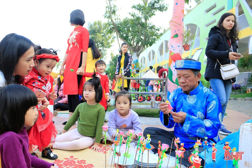 Trường Mầm non quốc tế Trung Kiên: “Gói bánh chưng cùng bé cưng...”