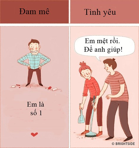 su khac biet giua yeu that long va su rung dong nhat thoi
