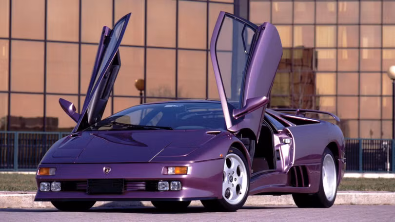 lamborghini aventador phien ban mau tim cuc hiem