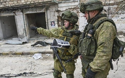 quan doi syria tuyen bo tai thiet douma sau giai phong