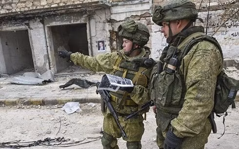 quan doi syria tuyen bo tai thiet douma sau giai phong