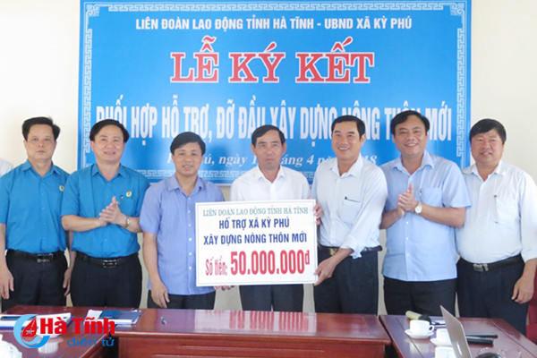 ldld ha tinh ho tro xa ky phu xay dung nong thon moi