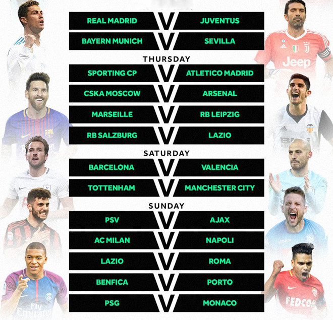 Lịch thi đấu những trận tâm điểm của bóng đá châu Âu. Ảnh: BR. hlv zidane canh bao hoc tro truoc luot ve voi juve
