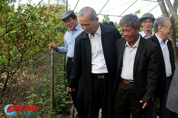lanh dao tinh ha tinh qua cac thoi ky tham quan khu dan cu kieu mau vuon mau