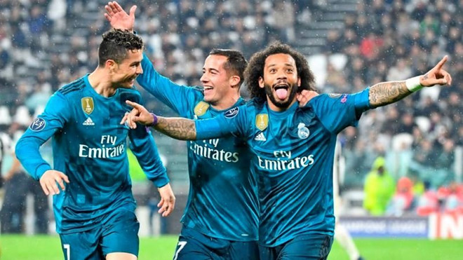 Real có lợi thế sau khi thắng 3-0 ở lượt đi trên sân của Juventus. Ảnh: UEFA. hlv zidane canh bao hoc tro truoc luot ve voi juve