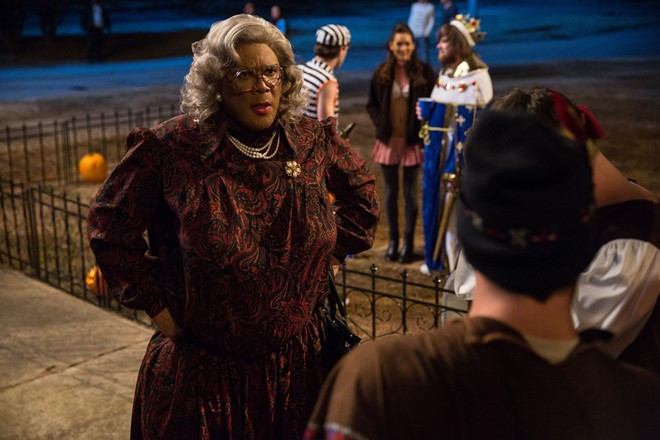 Các phim Madea của Tyler Perry luôn có một lượng khán giả riêng tại Bắc Mỹ. Ảnh: Lionsgate. phim hanh dong moi cua tom cruise nam loi the tai phong ve