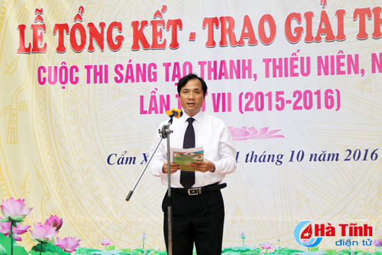 trao thuong cuoc thi sang tao thanh thieu nien nhi dong toan tinh