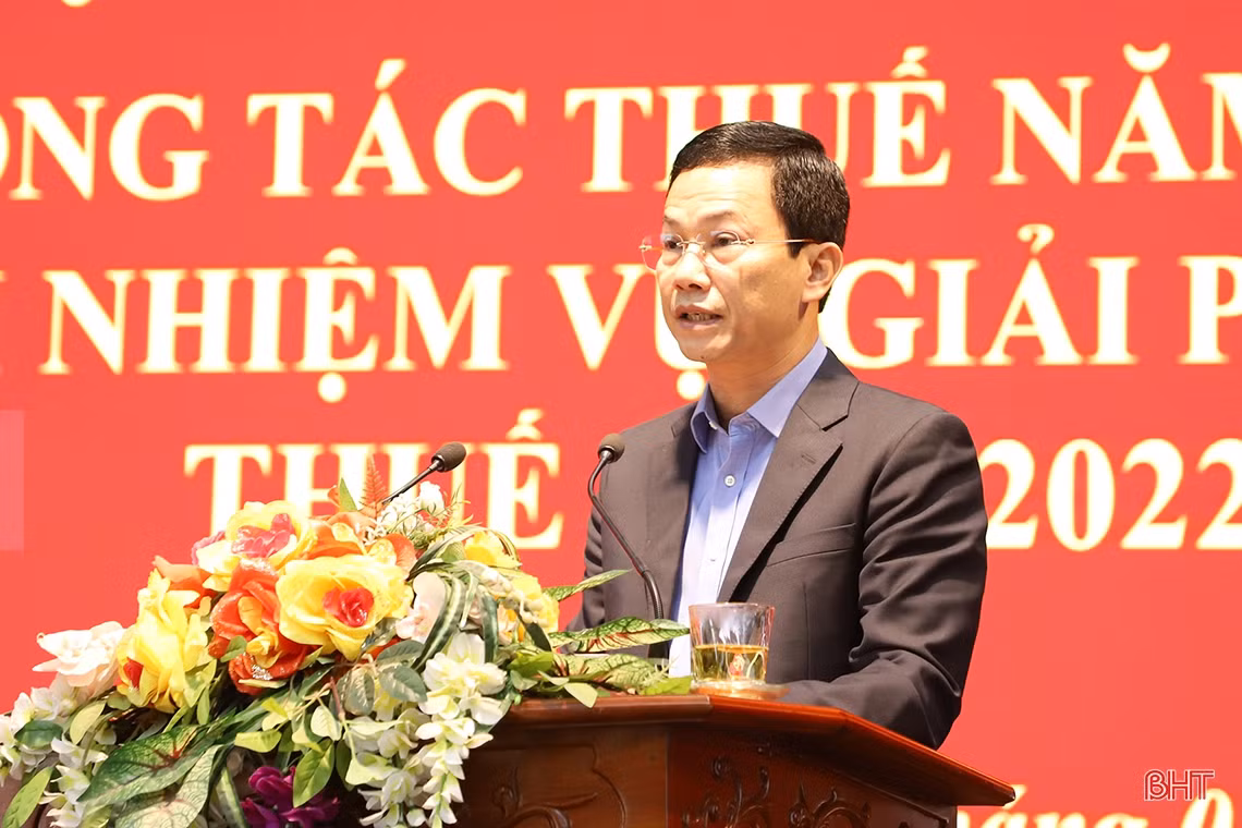 Ngành Thuế Hà Tĩnh phấn đấu thu vượt mốc dự toán 7.800 tỷ đồng năm 2022