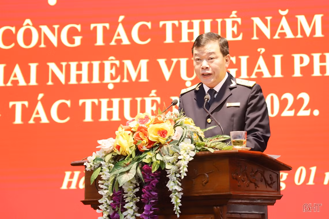 Ngành Thuế Hà Tĩnh phấn đấu thu vượt mốc dự toán 7.800 tỷ đồng năm 2022
