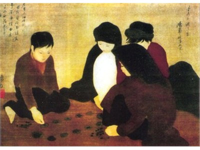 "Bức tranh chơi ô ăn quan" nổi tiếng của danh họa Nguyễn Phan Chánh "Bức tranh chơi ô ăn quan" nổi tiếng của danh họa Nguyễn Phan Chánh