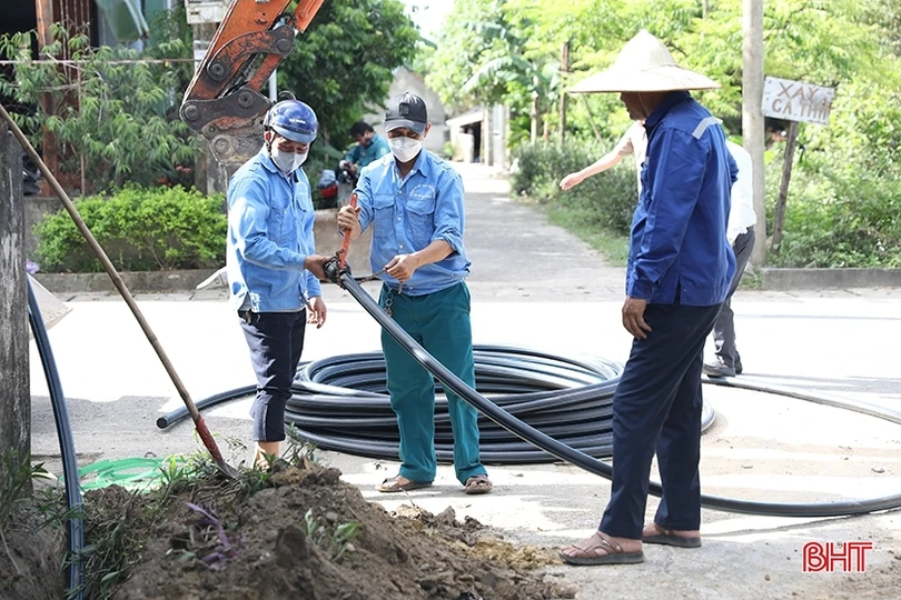 Khoảng 16,6% người dân đô thị Hà Tĩnh chưa được sử dụng nước sạch