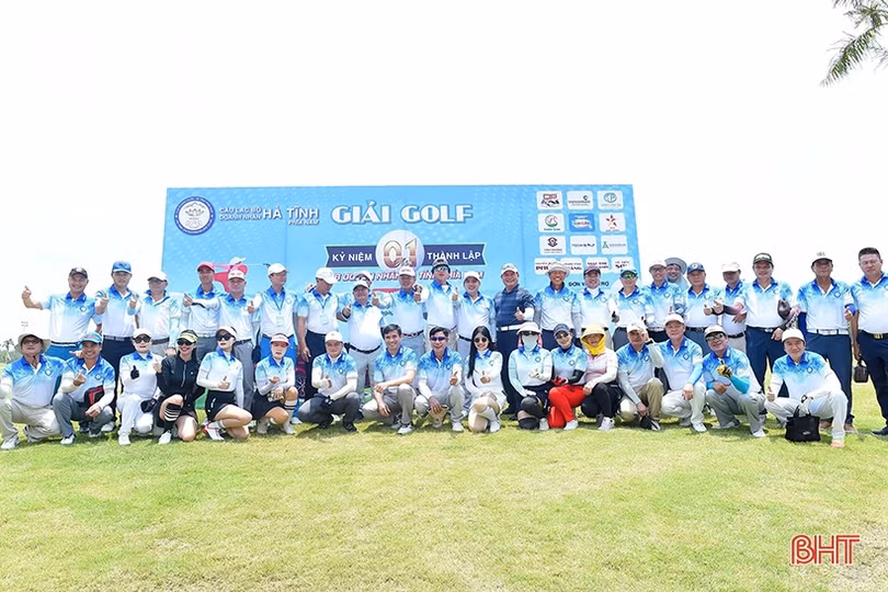 Sôi nổi giải golf kỷ niệm thành lập CLB Doanh nhân Hà Tĩnh phía Nam