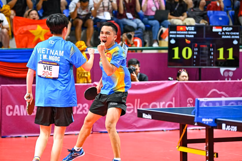 Bóng bàn giành huy chương vàng đặc biệt sau 26 năm