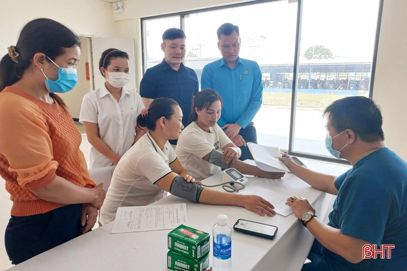 Khám sức khỏe cho công nhân, lao động Formosa Hà Tĩnh